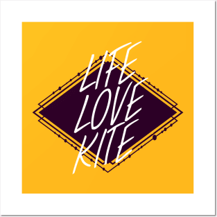 Life love kite Posters and Art